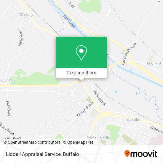 Liddell Appraisal Service map