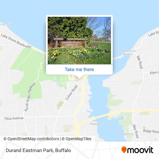 Durand Eastman Park map