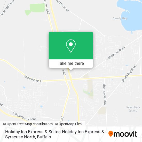 Mapa de Holiday Inn Express & Suites-Holiday Inn Express & Syracuse North