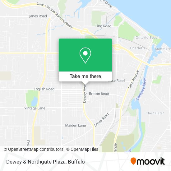 Dewey & Northgate Plaza map
