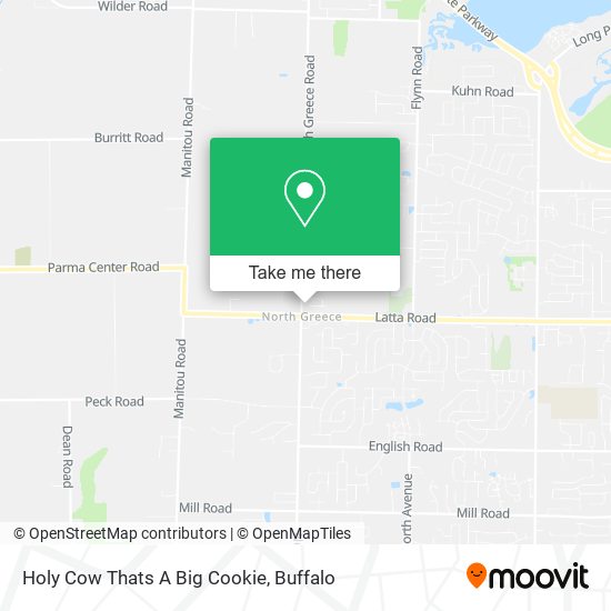Mapa de Holy Cow Thats A Big Cookie