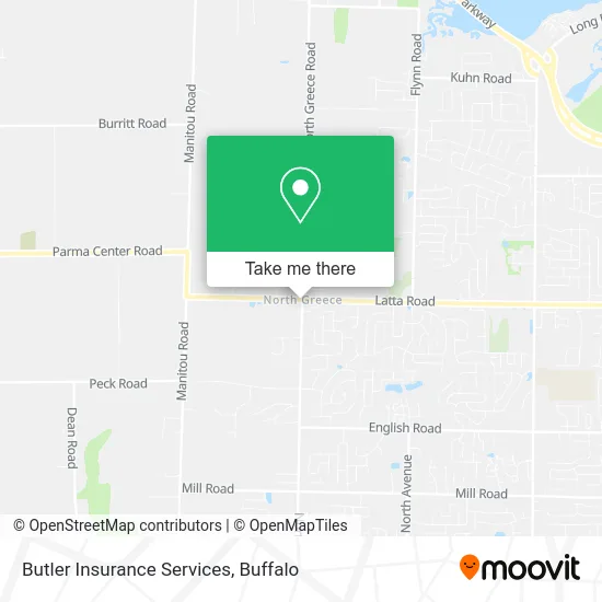 Butler Insurance Services map