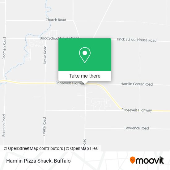 Hamlin Pizza Shack map