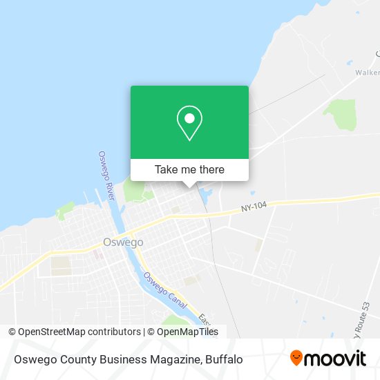 Oswego County Business Magazine map