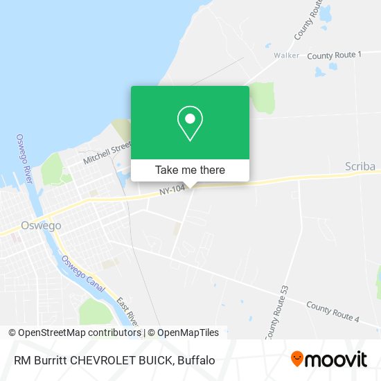 RM Burritt CHEVROLET BUICK map