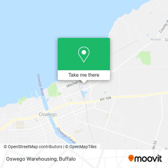 Oswego Warehousing map