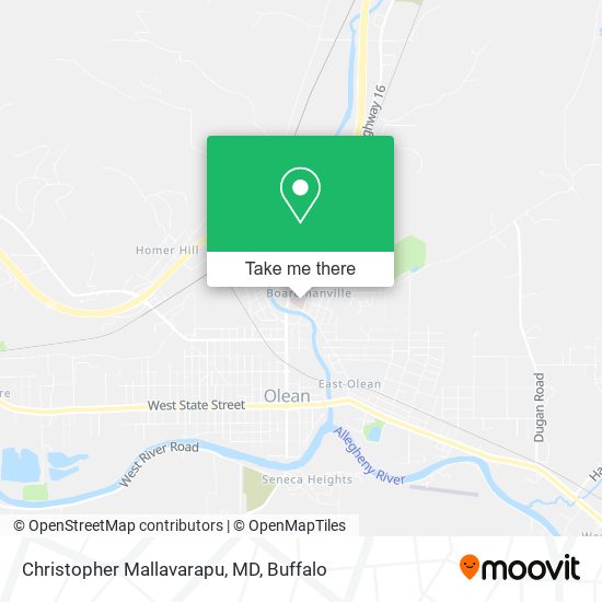 Mapa de Christopher Mallavarapu, MD