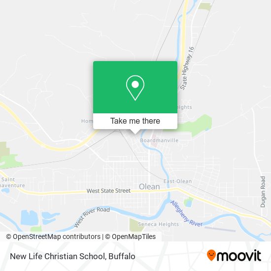 New Life Christian School map