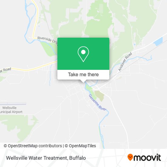 Wellsville Water Treatment map