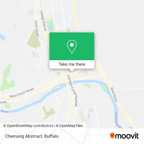 Mapa de Chemung Abstract