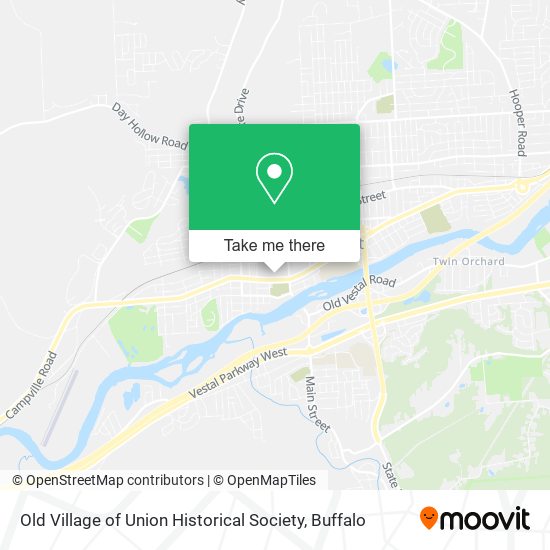 Old Village of Union Historical Society map