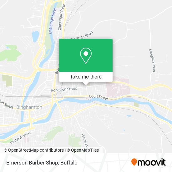 Emerson Barber Shop map