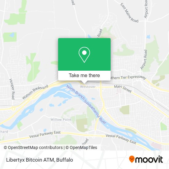 Mapa de Libertyx Bitcoin ATM