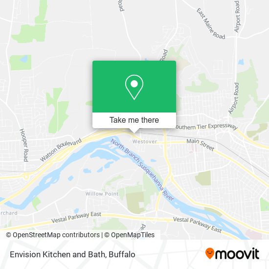 Envision Kitchen and Bath map