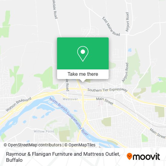 Raymour & Flanigan Furniture and Mattress Outlet map