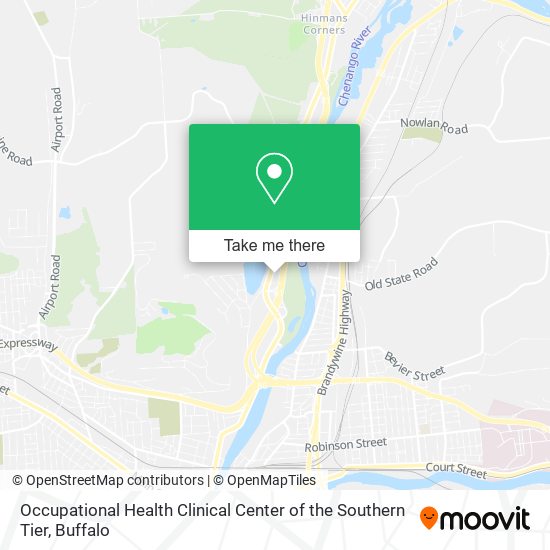 Occupational Health Clinical Center of the Southern Tier map