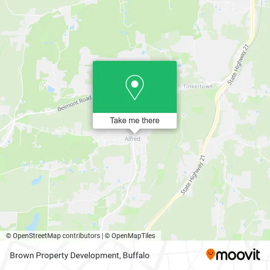 Brown Property Development map