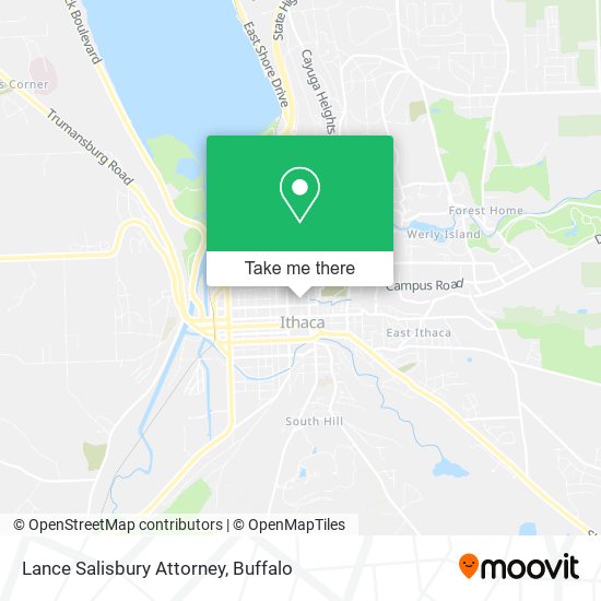 Lance Salisbury Attorney map