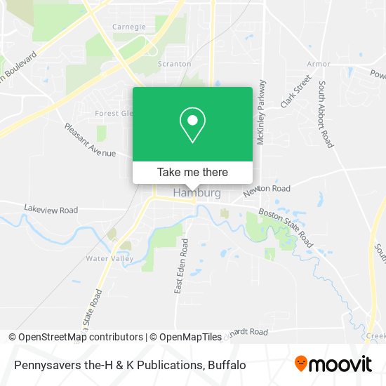 Pennysavers the-H & K Publications map