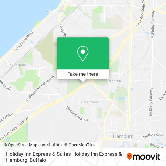 Mapa de Holiday Inn Express & Suites-Holiday Inn Express & Hamburg