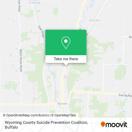 Mapa de Wyoming County Suicide Prevention Coalition