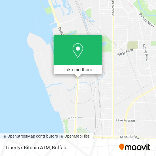 Mapa de Libertyx Bitcoin ATM