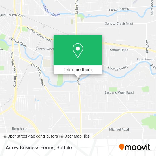 Arrow Business Forms map