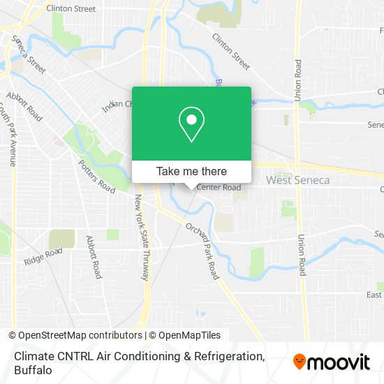 Climate CNTRL Air Conditioning & Refrigeration map