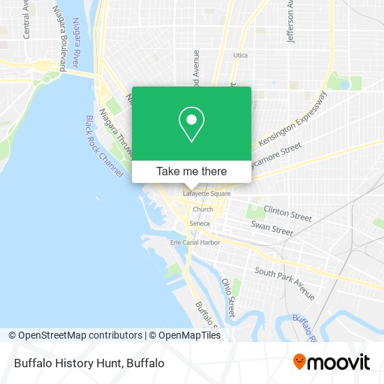 Buffalo History Hunt map
