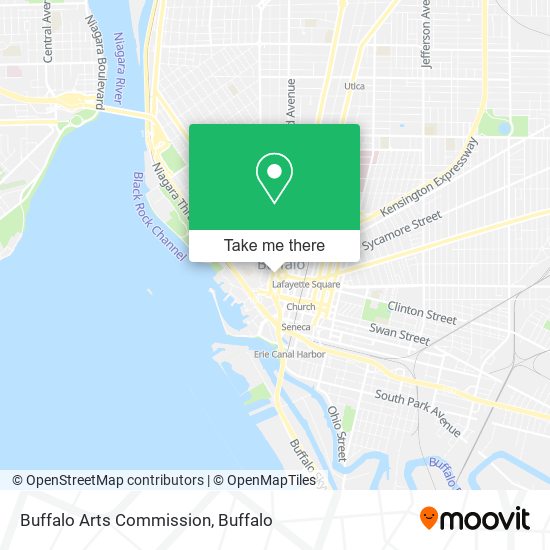 Buffalo Arts Commission map