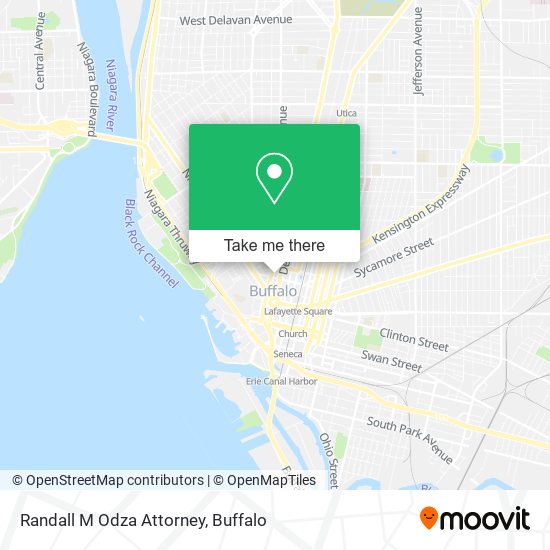 Mapa de Randall M Odza Attorney