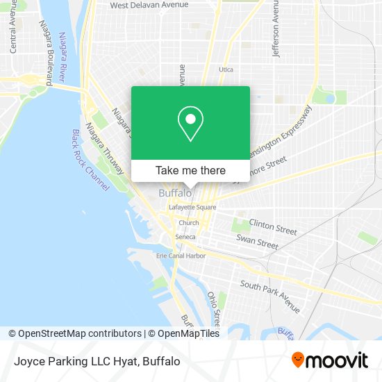 Mapa de Joyce Parking LLC Hyat