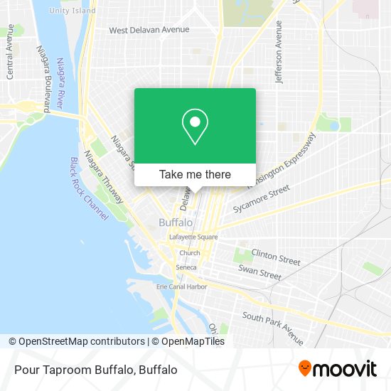 Mapa de Pour Taproom Buffalo