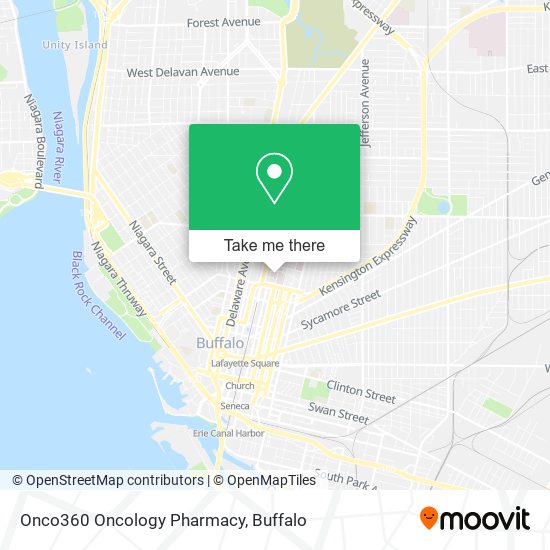 Onco360 Oncology Pharmacy map