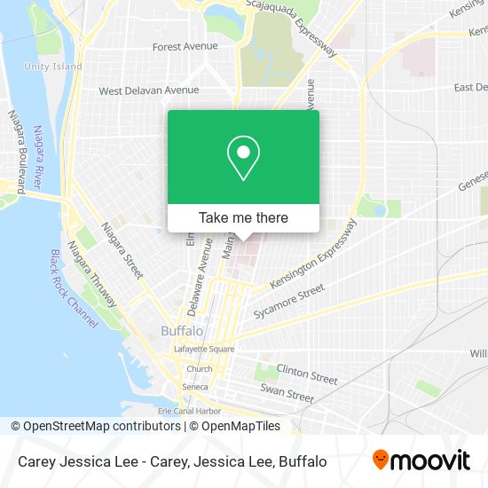 Carey Jessica Lee - Carey, Jessica Lee map
