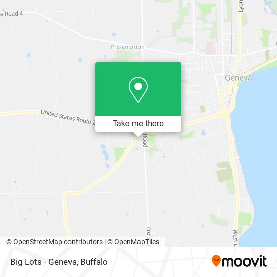 Mapa de Big Lots - Geneva