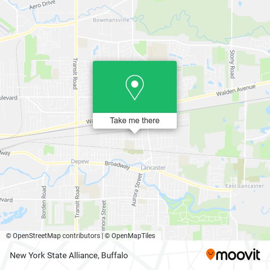 New York State Alliance map