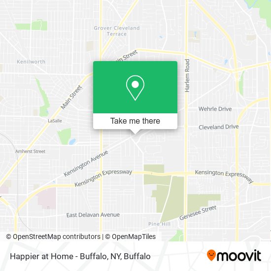 Mapa de Happier at Home - Buffalo, NY