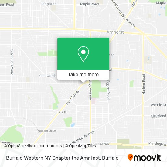 Buffalo Western NY Chapter the Amr Inst map