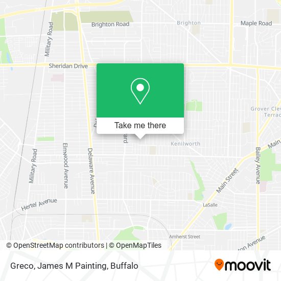 Greco, James M Painting map