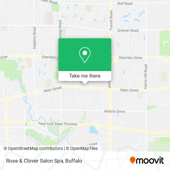 Rose & Clover Salon Spa map