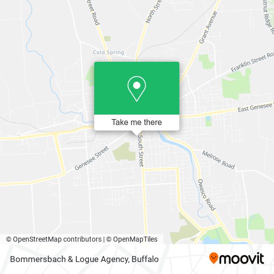 Bommersbach & Logue Agency map