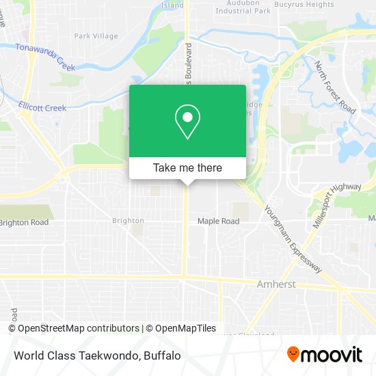 World Class Taekwondo map