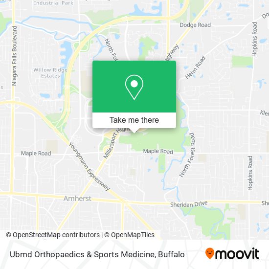 Ubmd Orthopaedics & Sports Medicine map