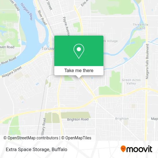 Extra Space Storage map