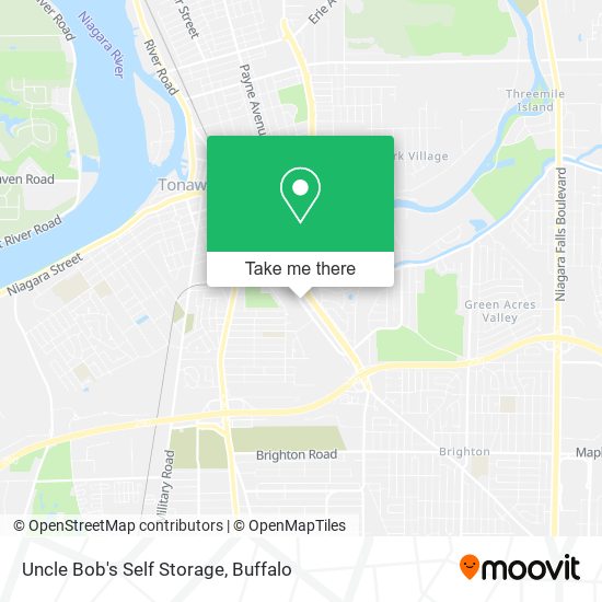Uncle Bob's Self Storage map