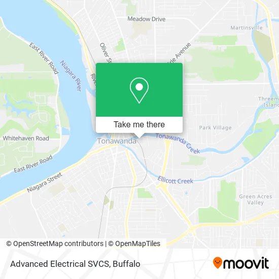 Advanced Electrical SVCS map