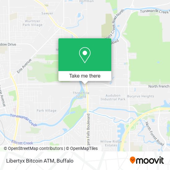 Mapa de Libertyx Bitcoin ATM