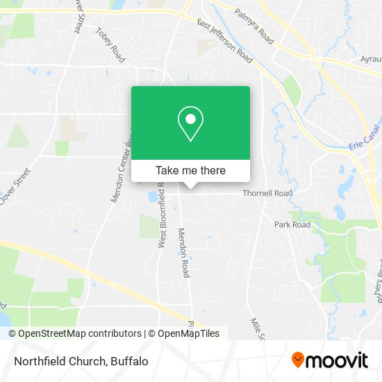 Northfield Church map