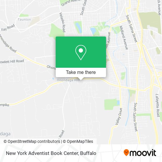 New York Adventist Book Center map
